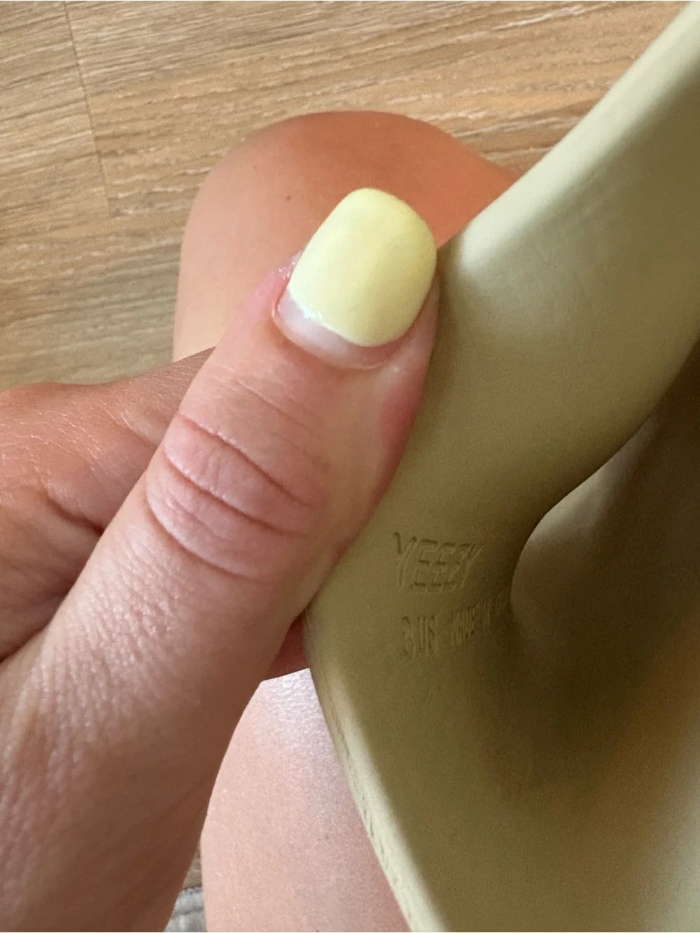 Yeezy Slide Sandals in Yellow